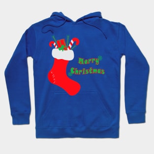 Holly Berry with tagline: Merry Christmas Hoodie